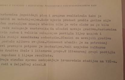 'Nas su nastavnike ocjenjivali 50-ih, sve do 70-ih, nismo imali ništa protiv, motiviralo nas je'