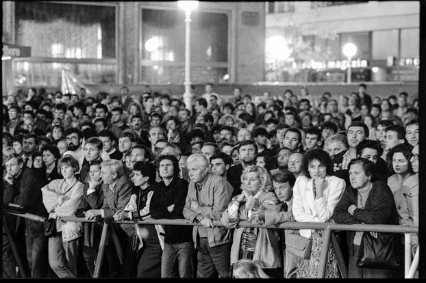 Zagreb: Svečano otkrivanje spomenika banu Josipu Jelačiću na istoimenom trgu, 15.10.1990.
