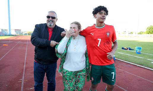 FOTO Bako, a di su pare? Evo kako je Ronaldov sin proslavio golove i prvi trofej u Čakovcu