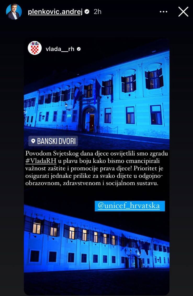 Plenković: 'Prioritet je osigurati jednake prilike za svako dijete'