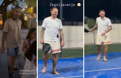 Evo kako Livaja provodi zadnje dane odmora. Zaigrao je padel s hrvatskim reprezentativcem