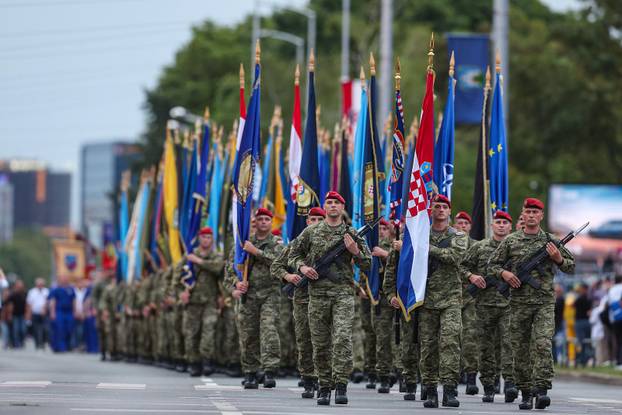 Zagreb: Generalna proba sve?anog vojnog mimohoda