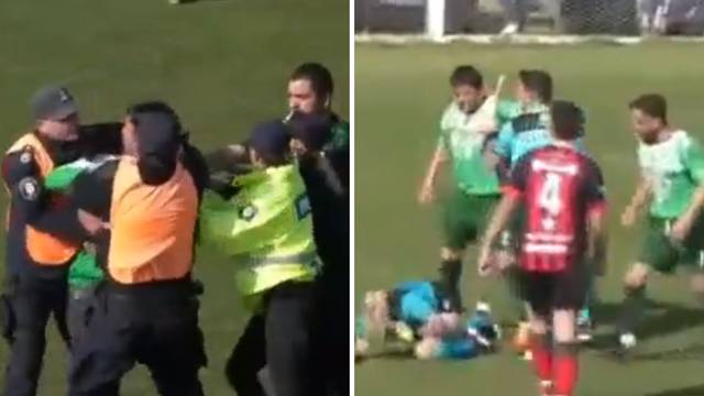 Sramota u Argentini: Igrač s leđa napao sutkinju i udario ju u glavu, uhitili ga na terenu!