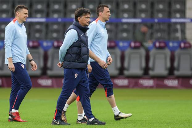 Berlin: Trening hrvatske nogometne reprezentacije uoči utakmice sa Španjolskom