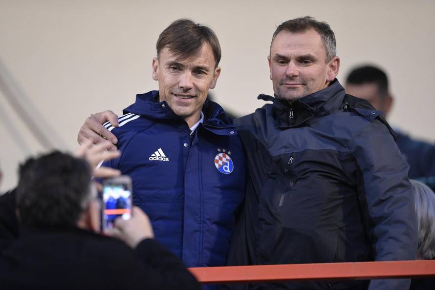 Šibenik: Dario Šimić i Vlatka Peras na utakmici HNK Šibenik i GNK Dinamo 