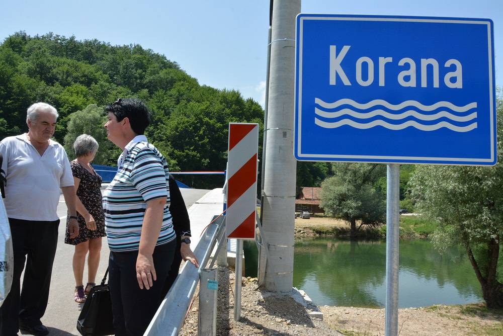 Vrijedan 1,2 mil. kuna: Pušten u promet most preko Korane