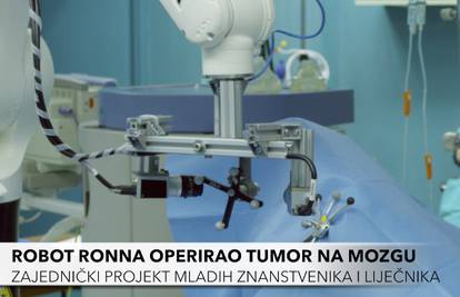 Senzacija u Zagrebu: Hrvatski robot operira tumor na mozgu