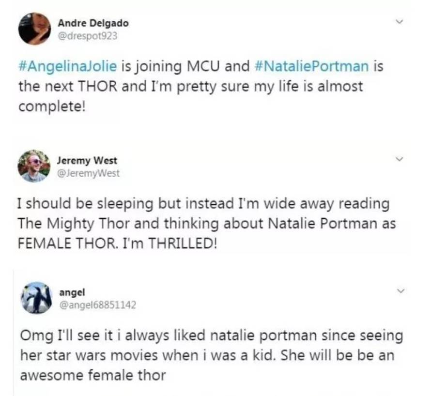 Natalie Portman će biti ženski Thor, a fanovi ne kriju sreću...