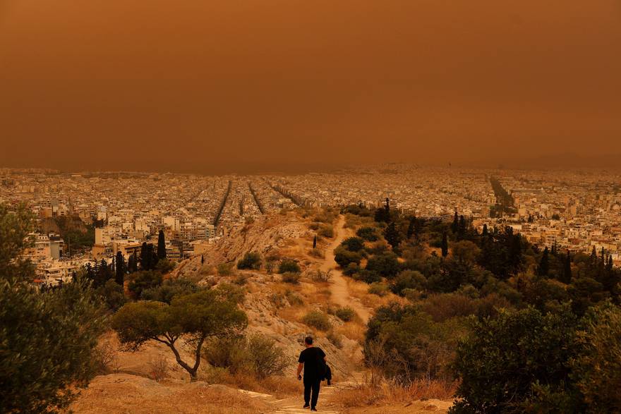 Afrička prašina prekrila Atenu