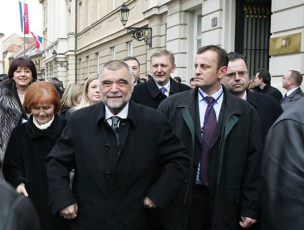 ARHIVA - 18.02.2005. Zagreb: Inauguracija predsjednika Republike Hrvatske Stjepana Mesića