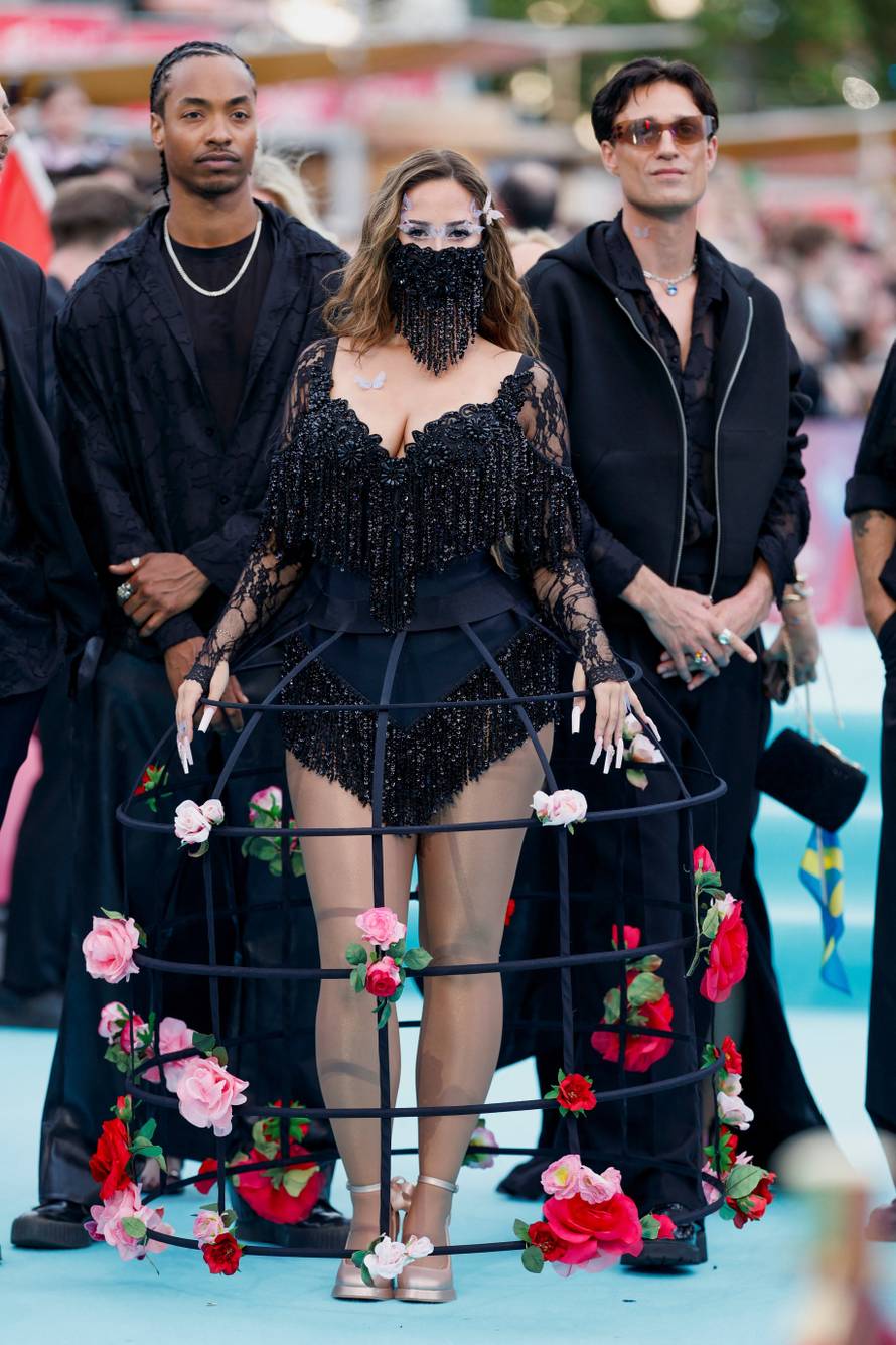 Eurovision Song Contest's 'Turquoise Carpet' event in Vienna