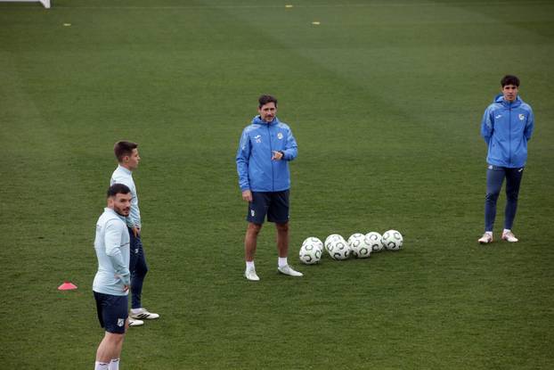 Rijeka: Trening nogometa&scaron;a Rijeke na pomo&cacute;nom terenu na Rujevici