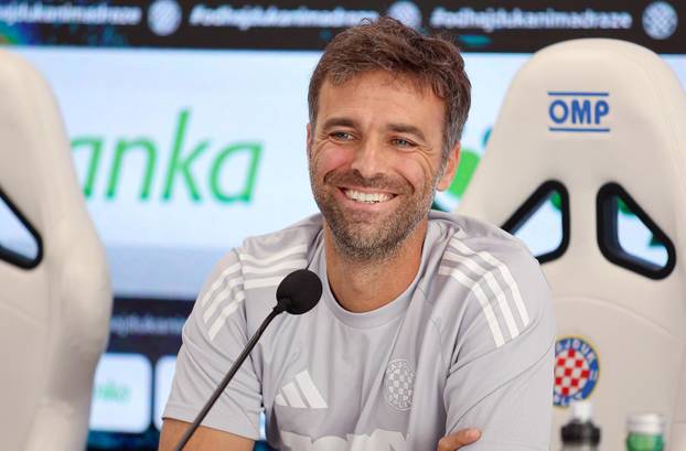 Konferencija za medije HNK Hajduk, trener Gonzalo Garcia i Anthony Kalik