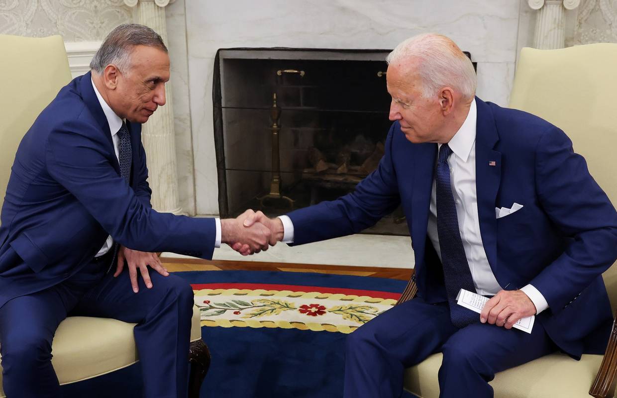 Biden i Kadhimi se dogovorili: Američka borbena misija u Iraku završava do kraja godine