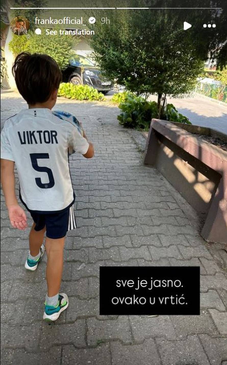 Franka Batelić pokazala majicu koju je njezin sin izabrao za prvi dan vrtića: 'Sve je jasno...'