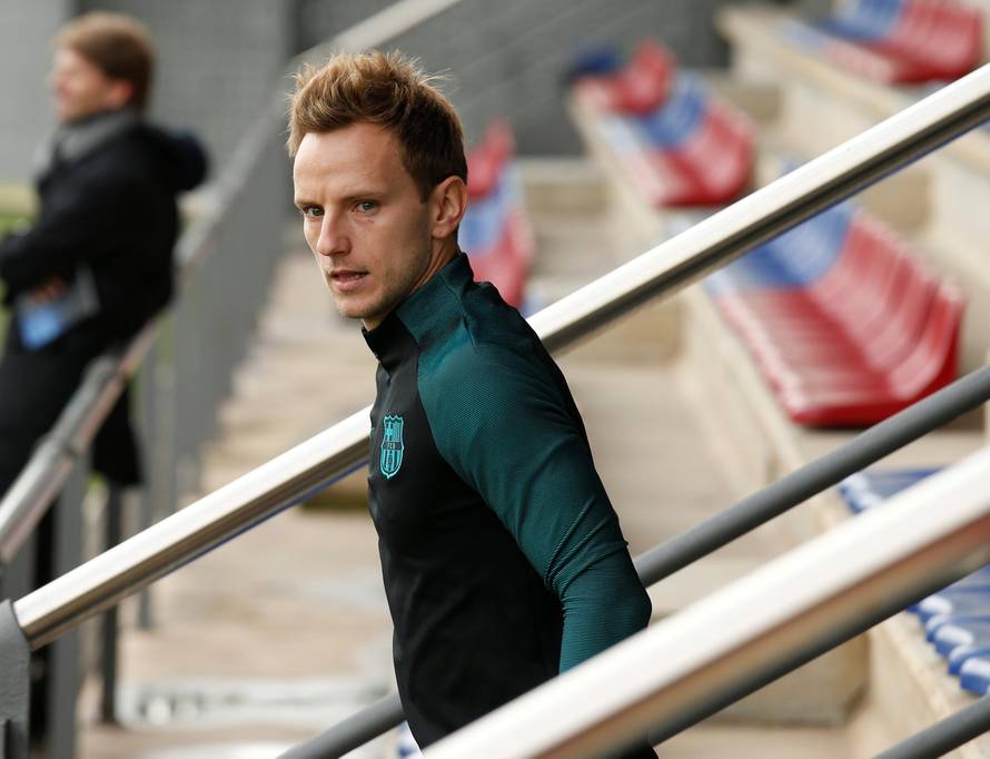 Football Soccer - Barcelona training - UEFA Champions League Group Stage - Group C