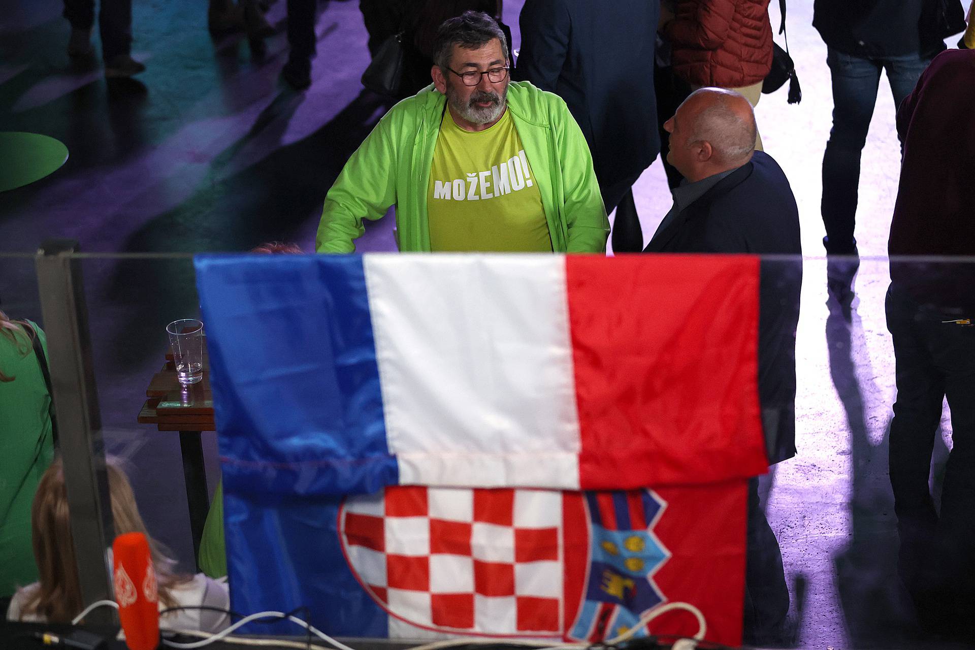 Zagreb: Doček izbornih rezultata u stožeru Možemo!