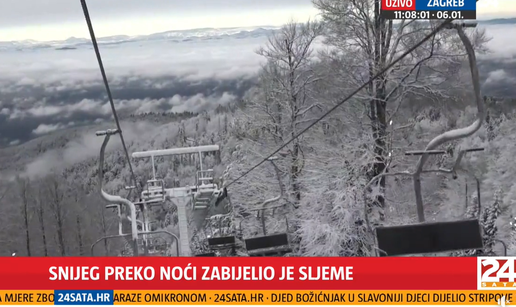 Snježna idila na Sljemenu: Jučer su otkazali utrku zbog manjka snijega, sad ga ima i viška...