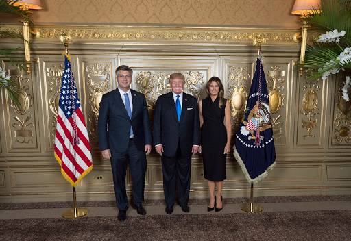 Plenković i Trump su uskladili kravate, slikao se i s Melanijom