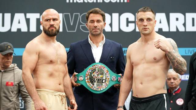 Joshua Buatsi v Craig Richards - Weigh-In - Old Spitalfields Market