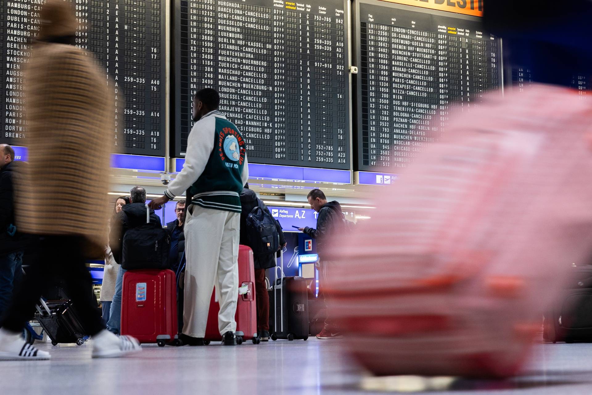 Verdi warning strikes in air traffic - Frankfurt am Main