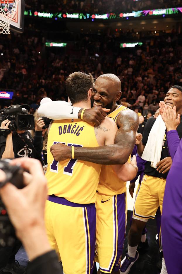 NBA: Los Angeles Lakers at Miami Heat