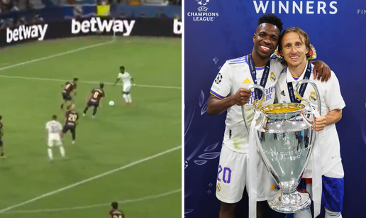 VIDEO Vinicius je majstorijom prekinuo lošu formu pa se sjetio Modrića: 'On me ovome naučio'