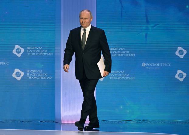 Russia's President Putin attends Future Technologies Forum in Moscow