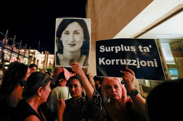 People protest in Valletta after Fenech acquittal