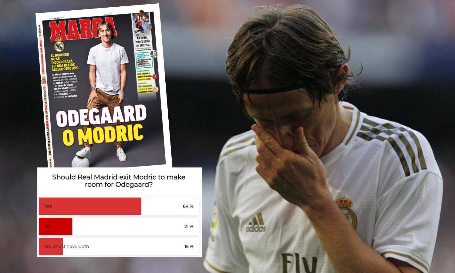 Navijači su rekli svoje: Želimo Odegaarda, Modrić može otići!