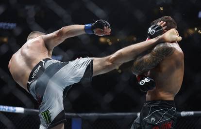 VIDEO Spektakularna UFC večer: Pereira debitirao u novoj klasi, fantastičan nokaut Gaethjea