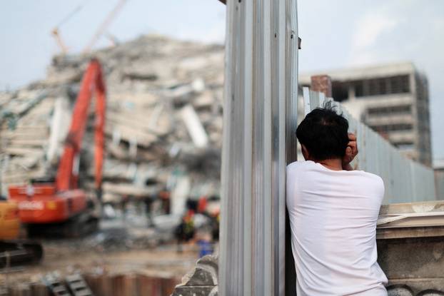 Aftermath of strong earthquake, in Bangkok