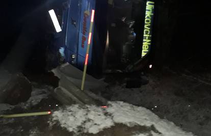 Hrvatski autobus sletio s ceste kod Livna, ima više ozlijeđenih