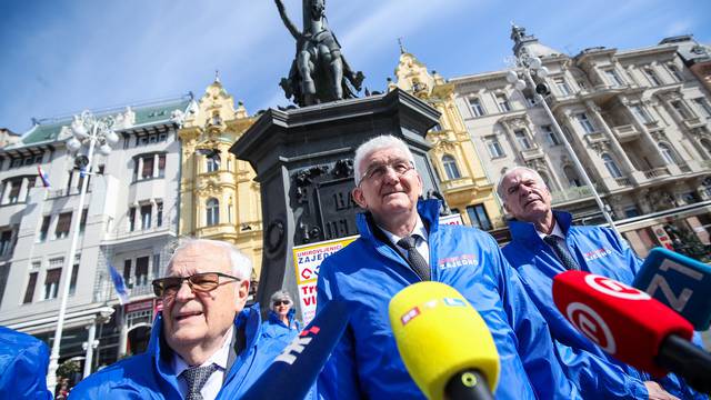 Zagreb: Konferencija za medije koalicije Umirovljenici zajedno