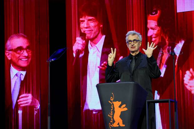 Wenders delivers laudation at Scorsese lifetime achievement award ceremony at Berlin Film Festival