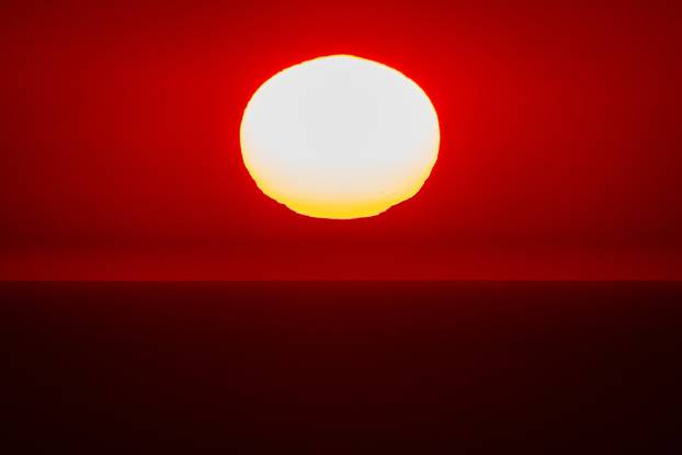 Vela Luka: Pogled sa Brda Hum na zalazak sunca iznad Jadranskog Mora