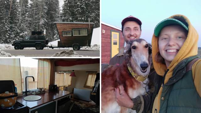 Bračni par iz Ukrajine došao je u drvenom domu na kotačima do Hrvatske: 'Imali smo sreće'