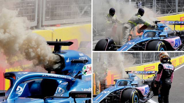 FOTO Izbio požar na Gaslyjevom bolidu, Verstappen opet najbrži