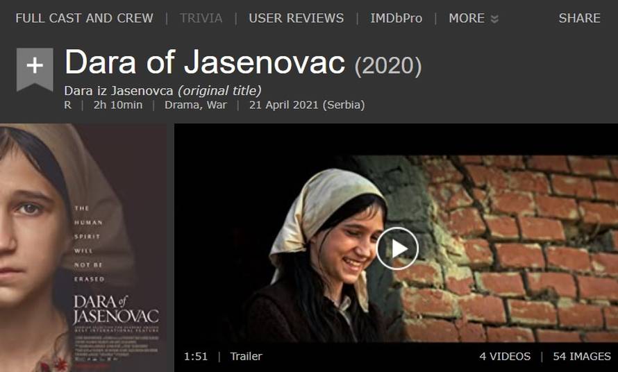 Sukob oko srpskog kandidata za Oscara ne prestaje, IMDb zbog malverzacija blokirao ocjenu