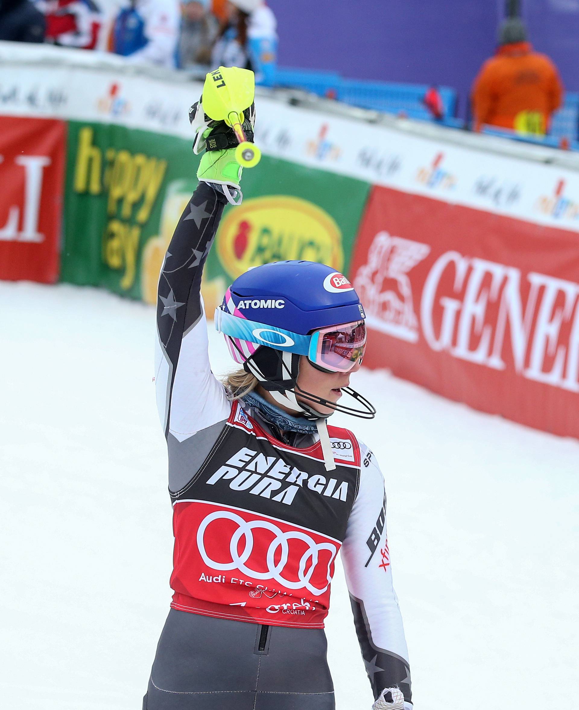 Zagreb: Prva voÅ¾nja Å¾enskog slaloma Snow Queen Trophy 2019.