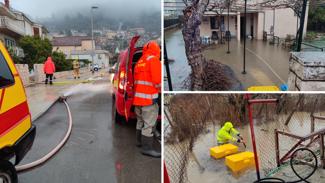 Poplave u Hercegovini i na jugu Hrvatske: Kuće i ceste su pod vodom, vatrogasci na terenu