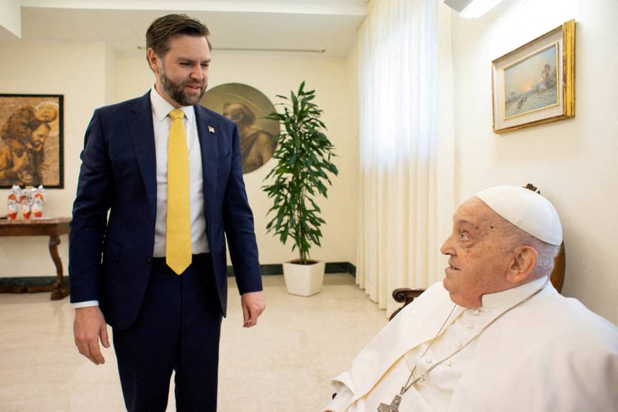 Vance nekoliko dana nakon susreta izražava sućut zbog Papine smrti
