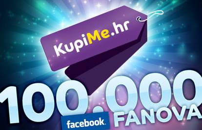 KupiMe.hr dostigao brojku od 100.000 Facebook fanova!