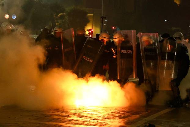 Anti-government protest in Tirana
