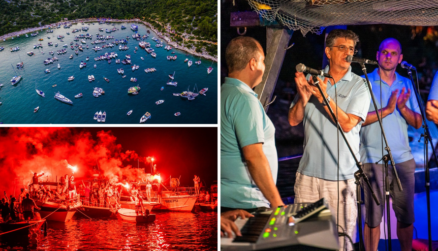 Klapa Rišpet upriličila je koncert pod zvjezdanim nebom: U moru ih okružilo 300 manjih brodica