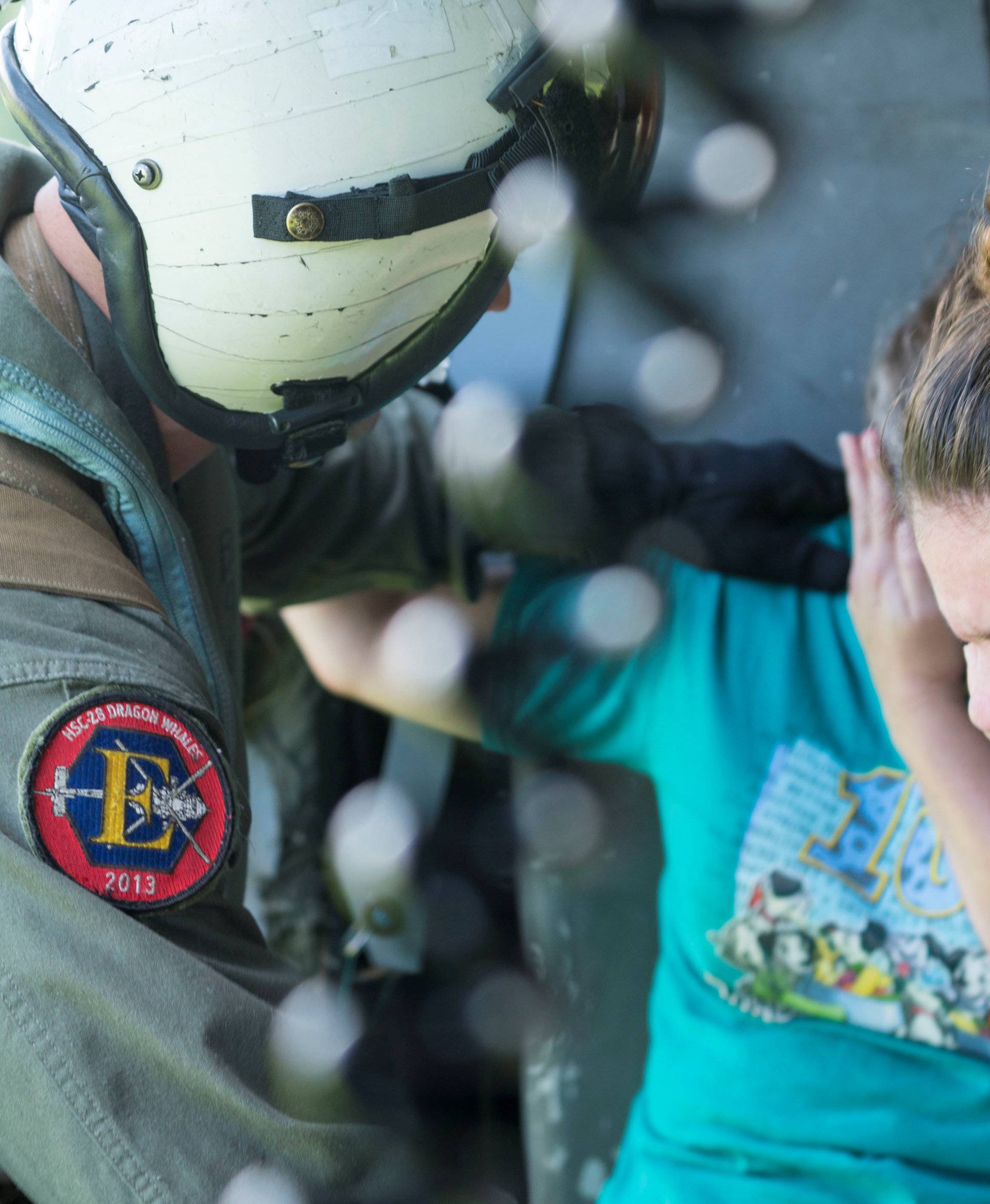 Navy Squadron rescues civilians at Texas school after Hurricane Harvey