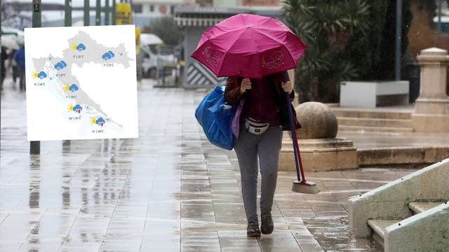 Oblačno s kišom i grmljavinom u ponedjeljak, i dalje vrlo toplo