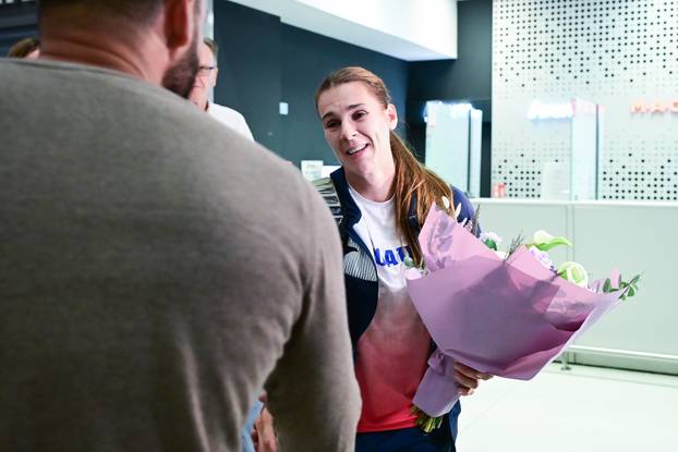 Zagreb: Povratak Sare Kolak nakon zlatne medalje u bacanju koplja na Europskom prvenstvu u Birminghamu