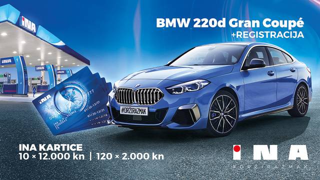 Osvojite BMW Gran Coupe putem Inine SMS nagradne igre!