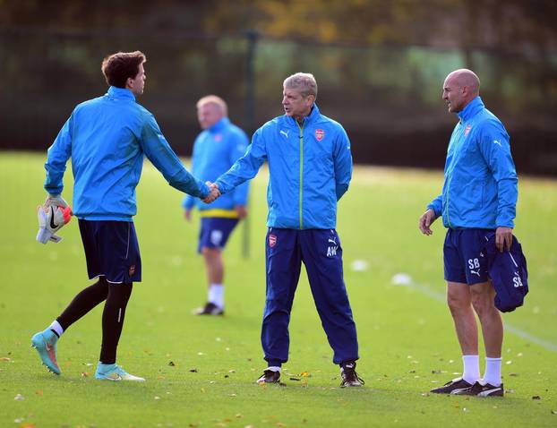 Soccer - UEFA Champions League - Group D - RSC Anderlecht v Arsenal - Arsenal Training Session - London Colney